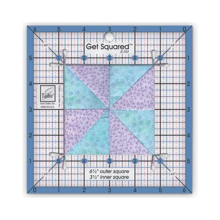June Tailor Get Squared Quilting Ruler JT-707