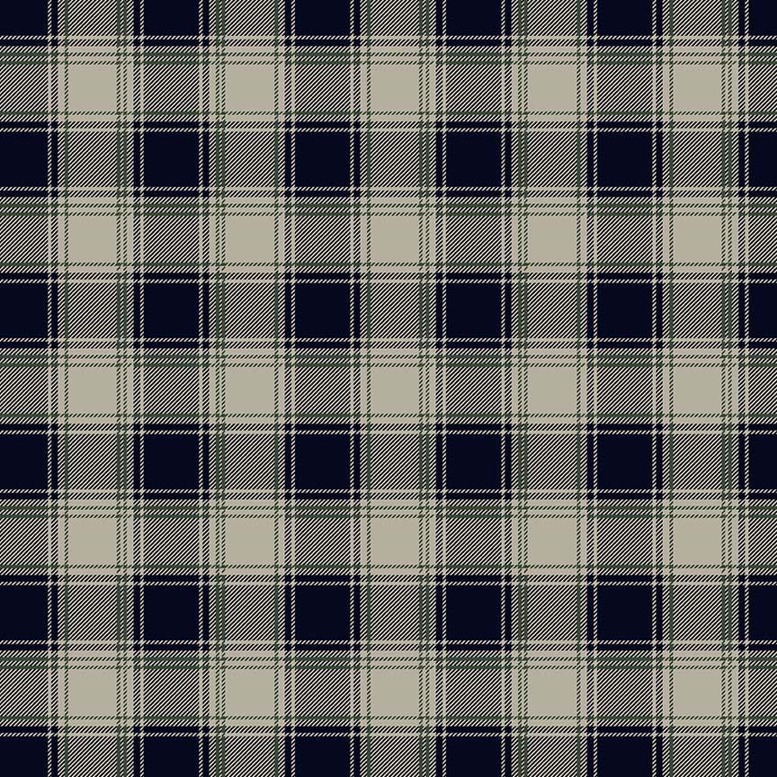 Fabric Timeless Treasures Taupe Buffalo Plaid Welcome Winter by the Quarter Yard CD4268-TAUPE