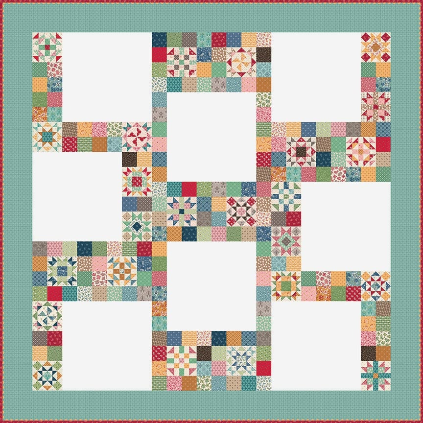 Fabric Riley Blake Lori Holt Family Reunion Quilt Seeds Finishing Kit KT-18392