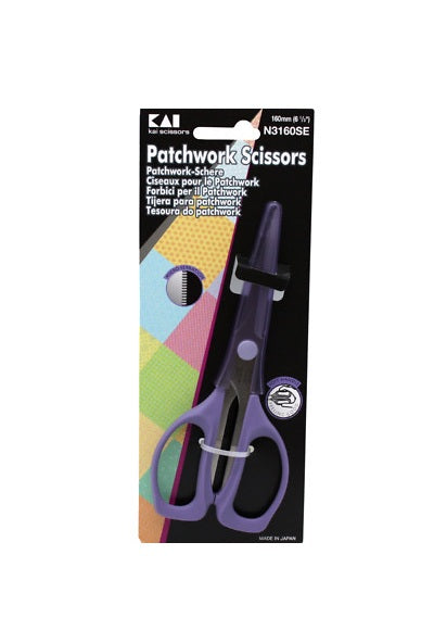 Kai 6.33" Serrated Patchwork Scissors N3160SE