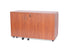 Kangaroo Aussie Full Size Sewing Cabinet Teak Brown