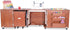 Kangaroo Aussie Full Size Sewing Cabinet Teak Brown