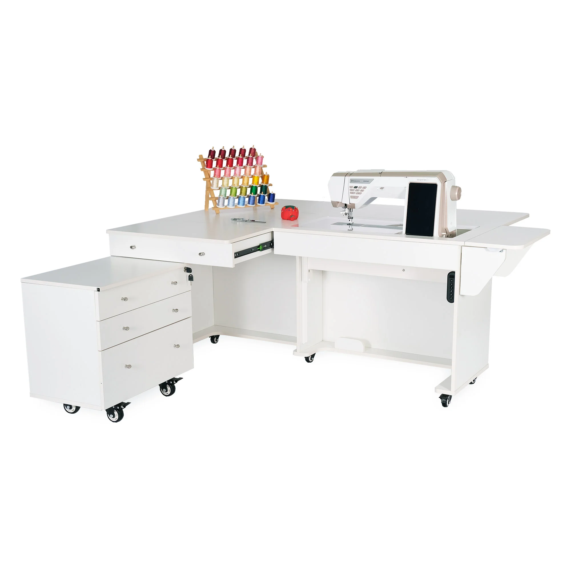 Kangaroo & Joey XL Full Size Sewing Cabinet Electric Lift K9811EL