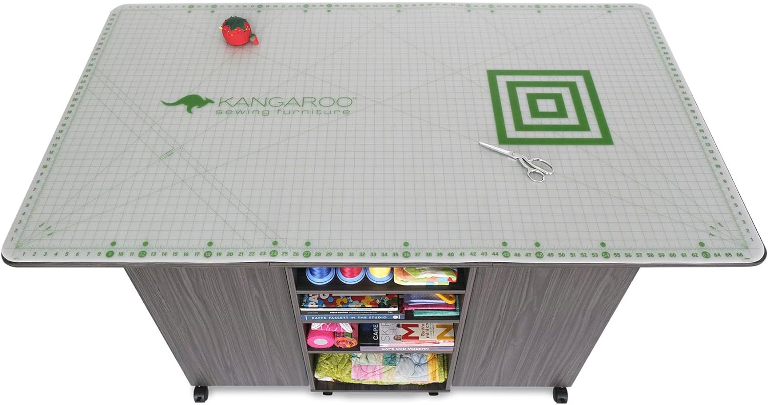 Kangaroo Kookaburra Craft Cutting Table Gray