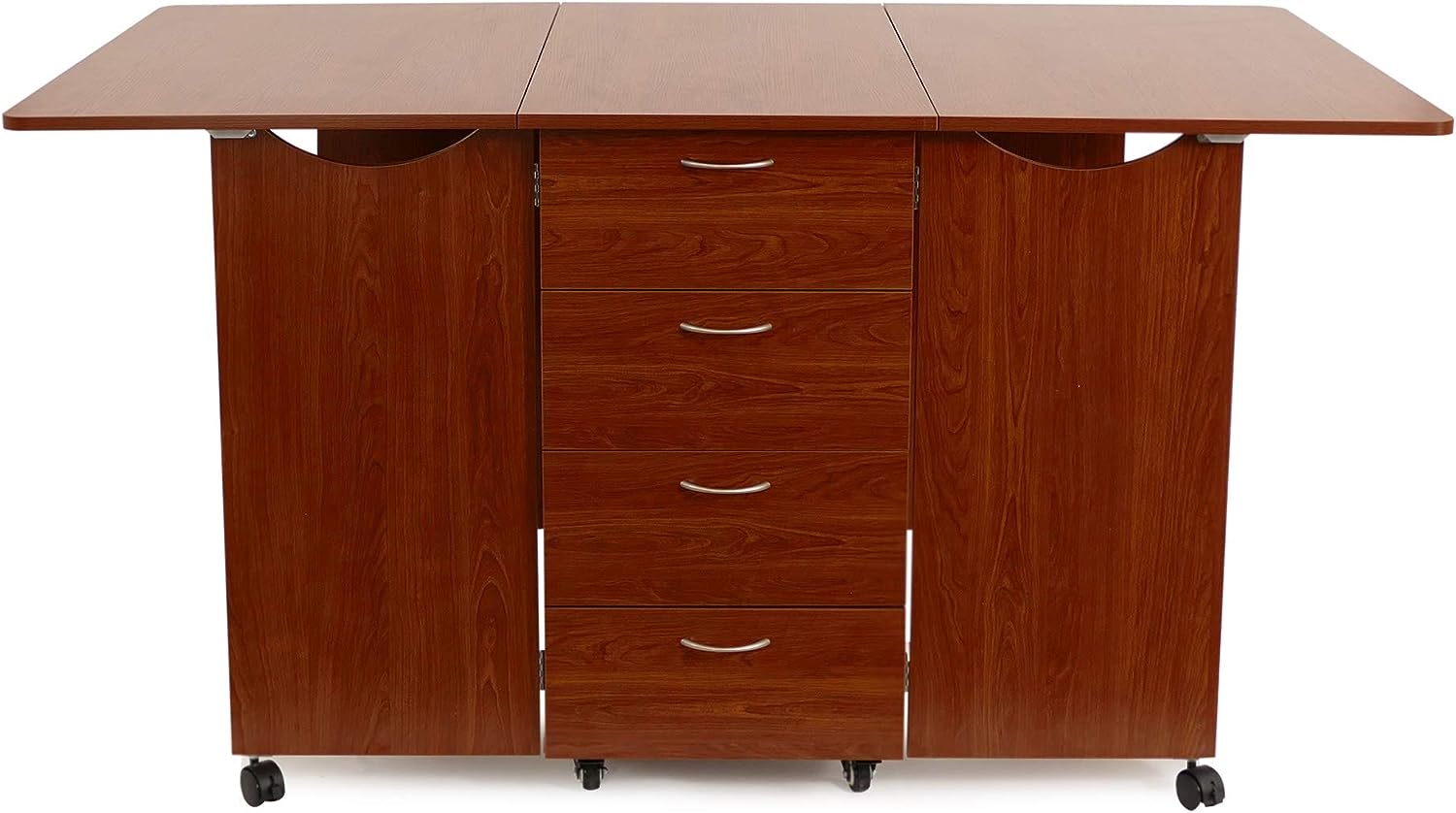 Kangaroo Kookaburra Craft Cutting Table Teak Brown