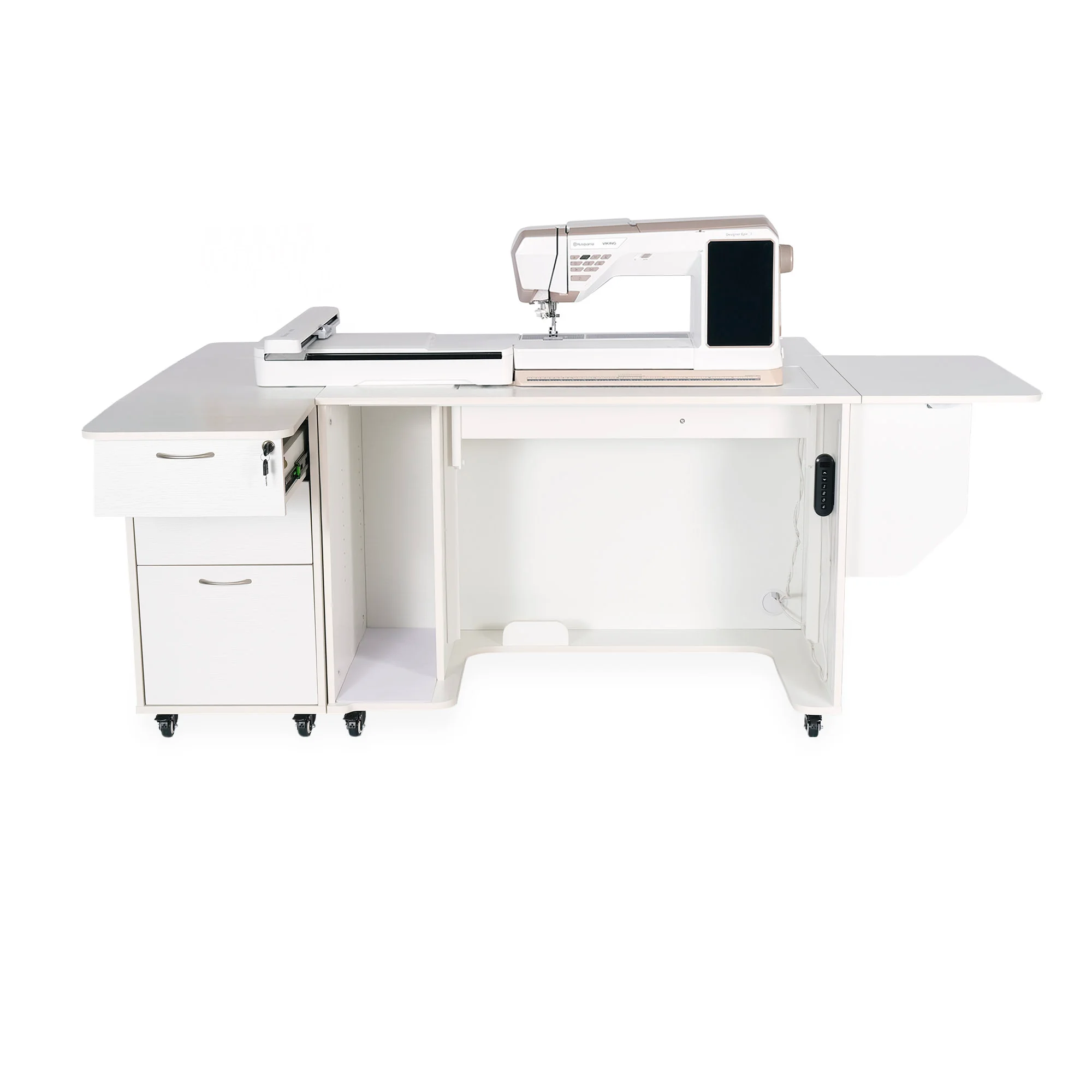 Kangaroo Melbourne XL & Adelaide Full Size Sewing Cabinet Electric Lift K4721EL+K4731