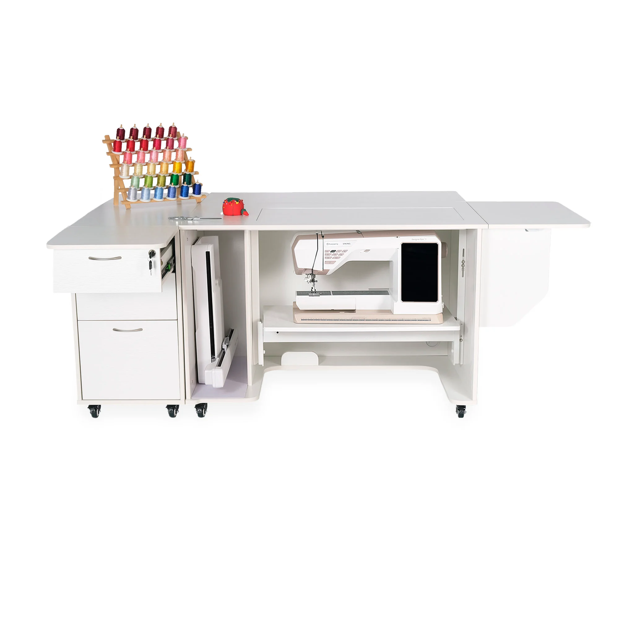 Kangaroo Melbourne XL & Adelaide Full Size Sewing Cabinet Hydraulic Lift K4721XL+K4731