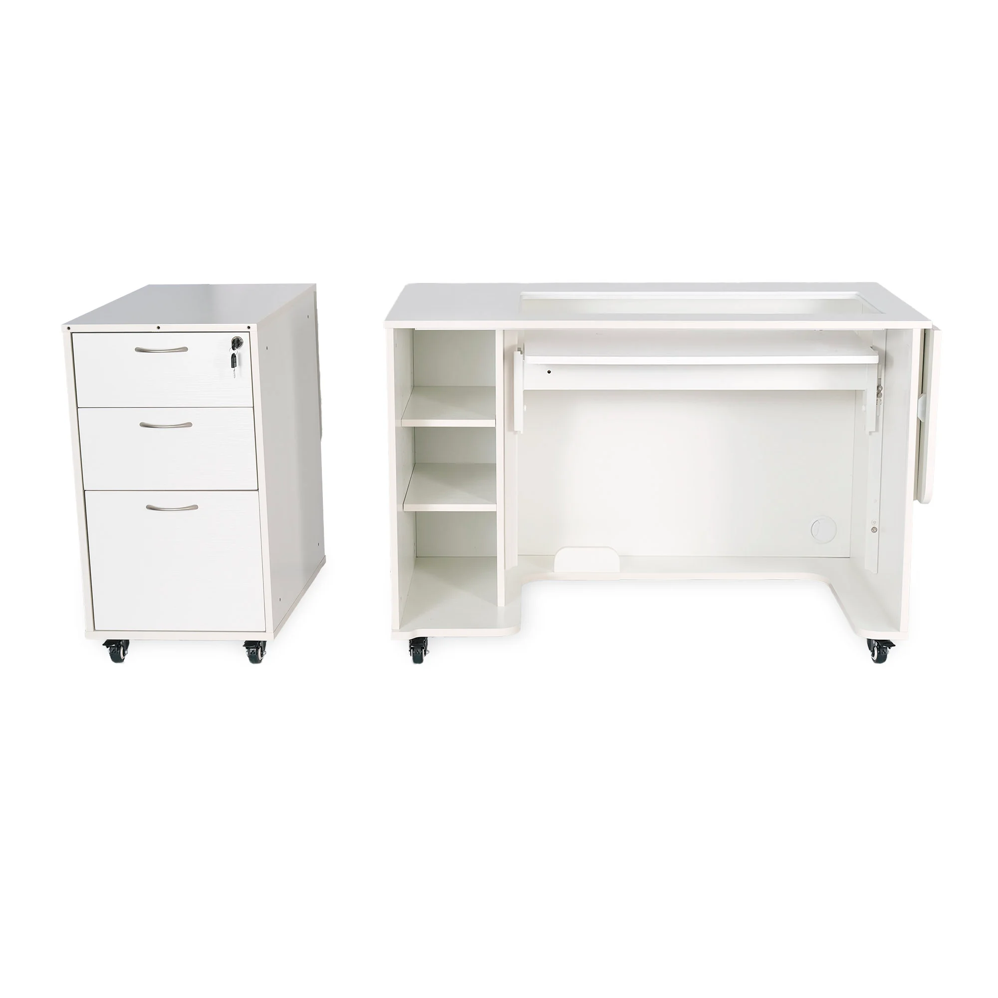 Kangaroo Melbourne XL & Adelaide Full Size Sewing Cabinet Hydraulic Lift K4721XL+K4731