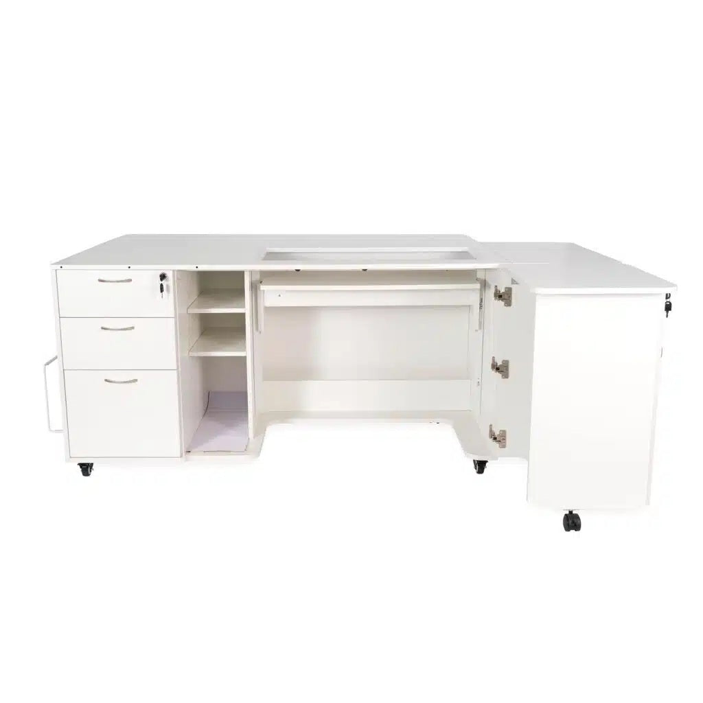 Kangaroo Sydney XL Sewing Cabinet Ash White