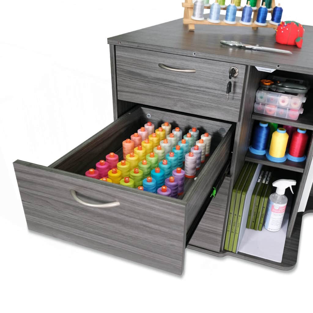 Kangaroo Sydney XL Sewing Cabinet Gray