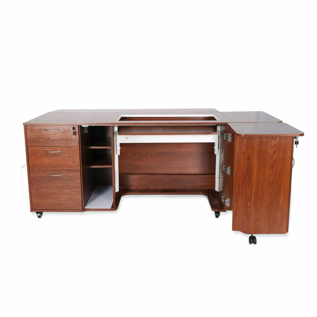 Kangaroo Sydney XL Sewing Cabinet Teak Brown