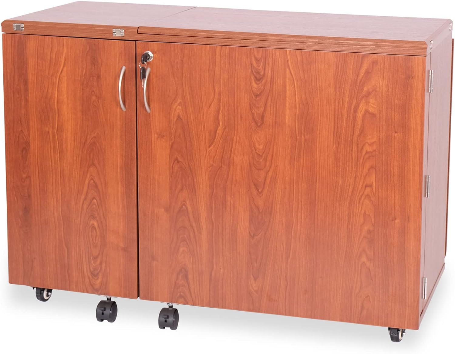 Kangaroo Wallaby Sewing Cabinet Teak Brown