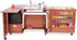 Kangaroo Wallaby Sewing Cabinet Teak Brown