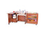 Kangaroo Wallaby Sewing Cabinet Teak Brown