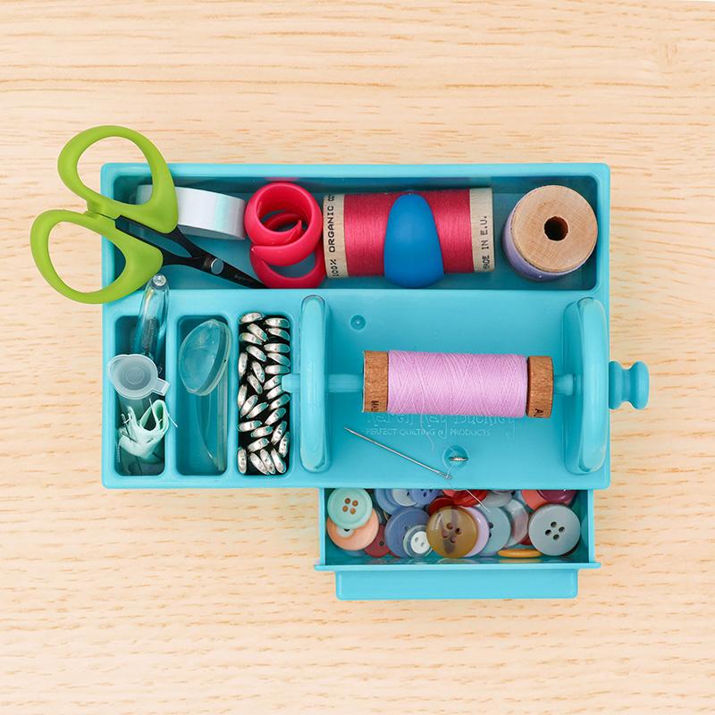 Karen Kay Buckley's Aqua Perfect Sewing Caddy KKB033