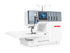 angled image of the BERNINA 860 Air Threader Serger Machine with the table attached
