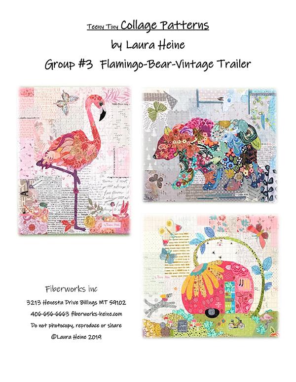 Fiberworks Teeny Tiny Collage Pattern Collection Group #3 LHFW-TT3