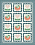 Lamb Farm Designs Spring Postage Quilt Pattern P226-SPRPOSTAGE