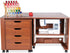 Arrow Sewing Laverne and Shirley Sewing and Quilting Cabinet teak