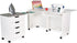 Arrow Sewing Laverne and Shirley Sewing and Quilting Cabinet white