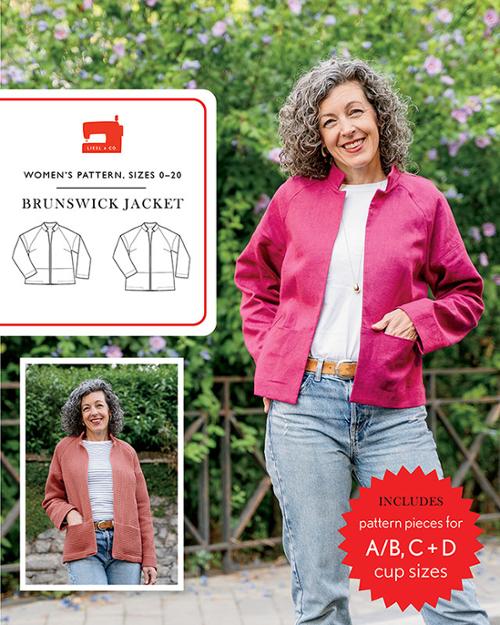 Liesl and Co Brunswick Jacket Sewing Pattern LC-063BJ