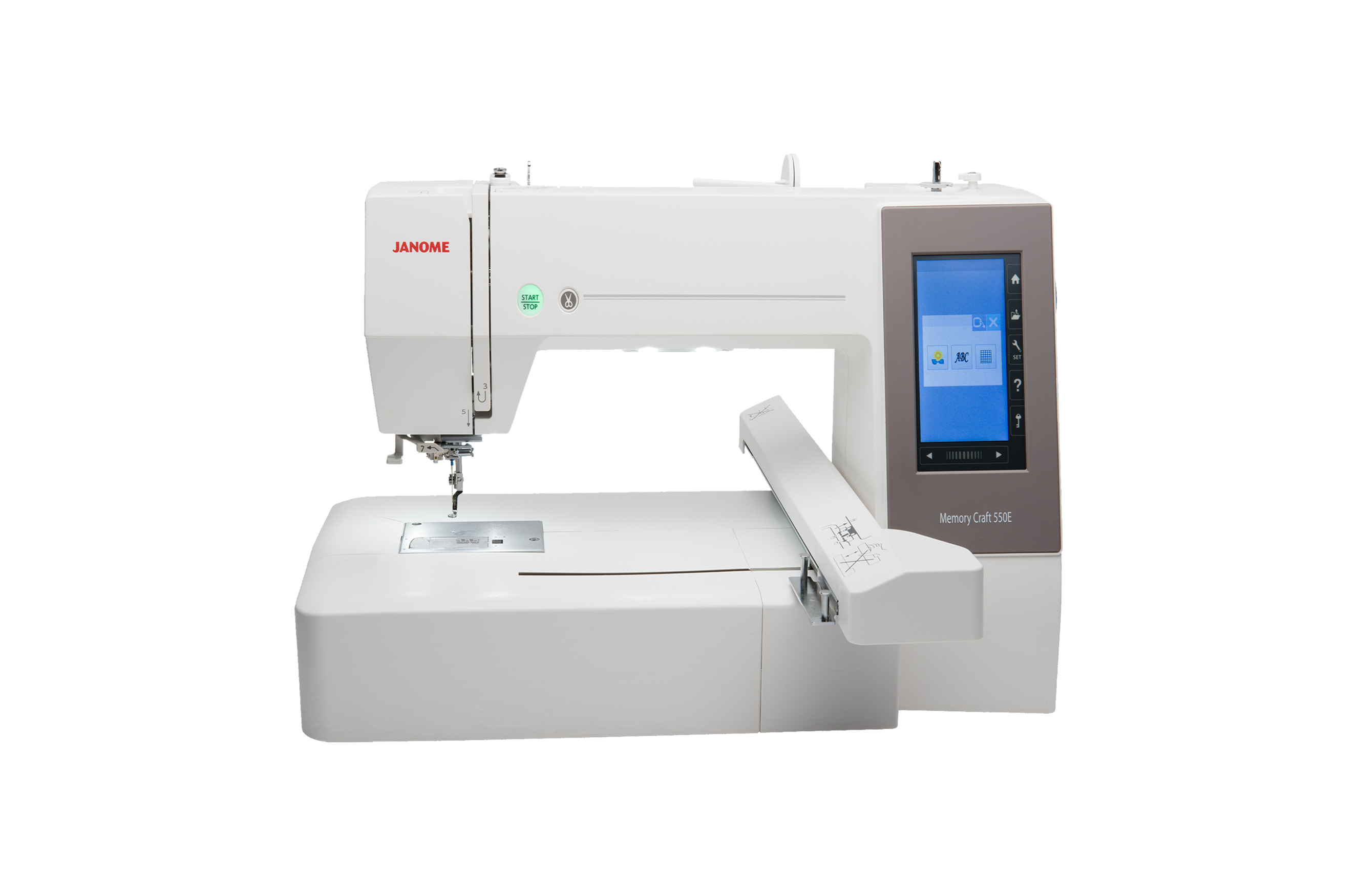 Janome Memory Craft 550E Embroidery Machine 14x7.9 for Sale at World Weidner