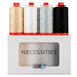 Aurifil Necessities 4pk 50wt Cotton Spools Thread Kit AC50NC4