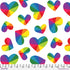 Fabric FreeSpirit White Love Everywhere in Minky Love in the Wild by the Quarter Yard MKKT002.XWHITE