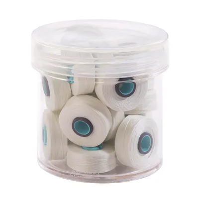 Fil-Tec Magna-Quilt Style L Magnetic Core Egyptian Cotton Prewound Bobbins 50wt 20pc Jar