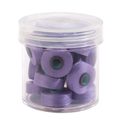 Fil-Tec Magna-Quilt Style L Magnetic Core Egyptian Cotton Prewound Bobbins 50wt 20pc Jar
