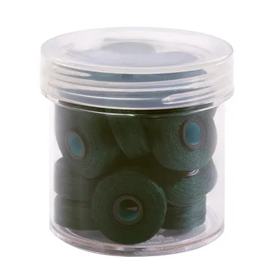 Fil-Tec Magna-Quilt Style L Magnetic Core Egyptian Cotton Prewound Bobbins 50wt 20pc Jar