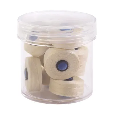Fil-Tec Magna-Quilt Style M Magnetic Core Egyptian Cotton Prewound Bobbins 50wt 10pc Jar