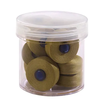 Fil-Tec Magna-Quilt Style M Magnetic Core Egyptian Cotton Prewound Bobbins 50wt 10pc Jar
