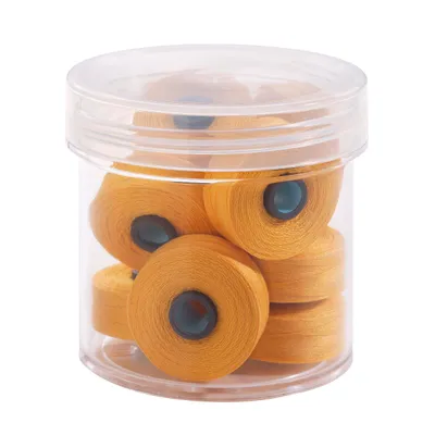 Fil-Tec Magna-Quilt Style M Magnetic Core Egyptian Cotton Prewound Bobbins 50wt 10pc Jar