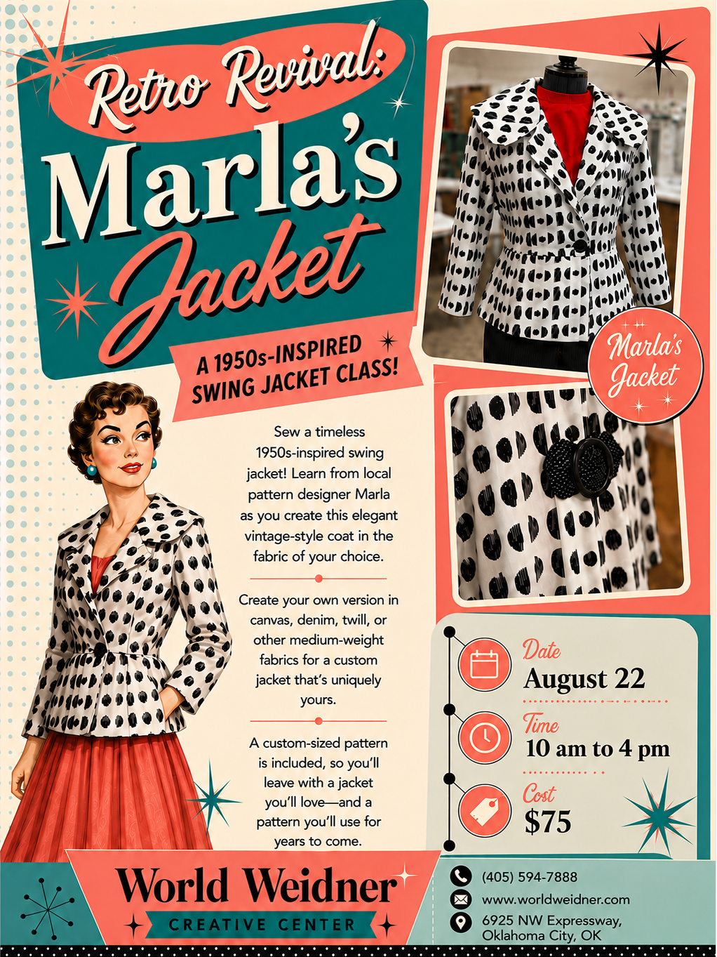 Marla's Jacket Class 8/22