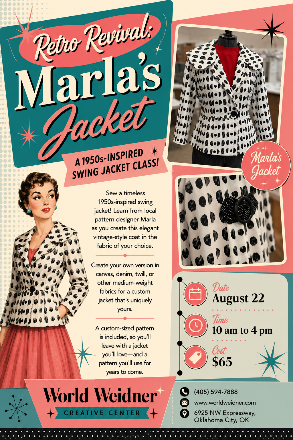 Marla's Jacket Class 8/22