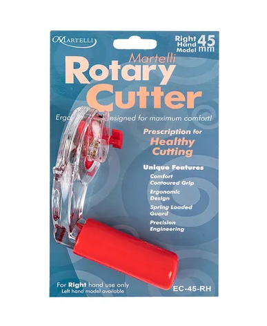 Martelli 45mm Ergonomic Rotary Cutter Right Handed EC-45-RH