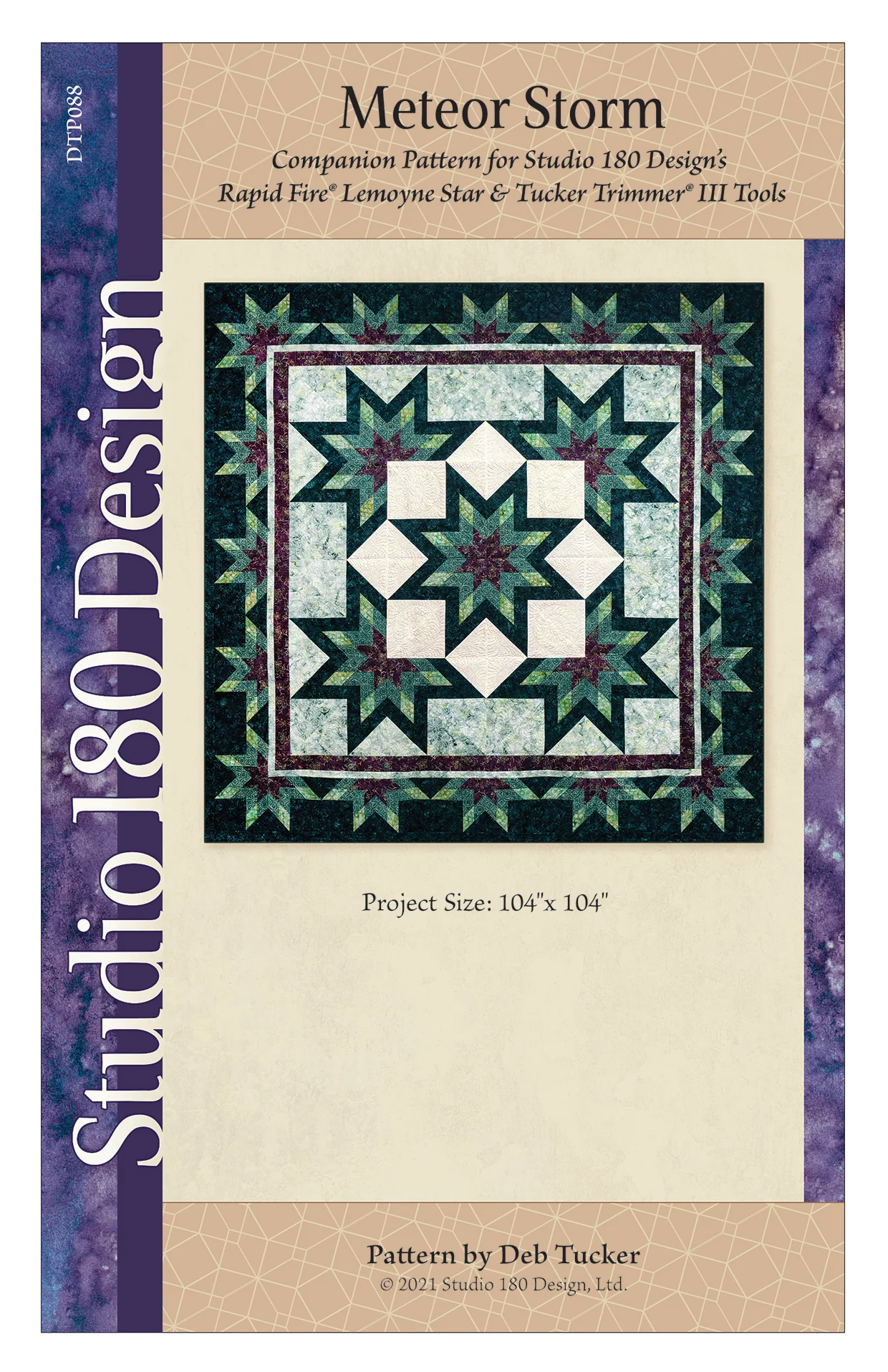 Studio 180 Design Meteor Storm Quilting Pattern DTP088 for Sale at World Weidner