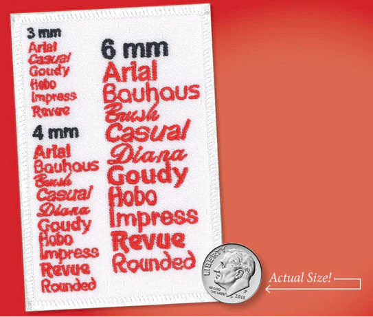 SWF StitchMaker Micro Fonts Upgrade Embroidery Software