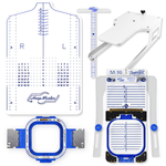 Midwest Products HoopMaster 5.5" Mighty Hoop Starter Kit for JUKI Tajima Sai 8 Needle Embroidery Machine MH-TJSAI-55-KIT