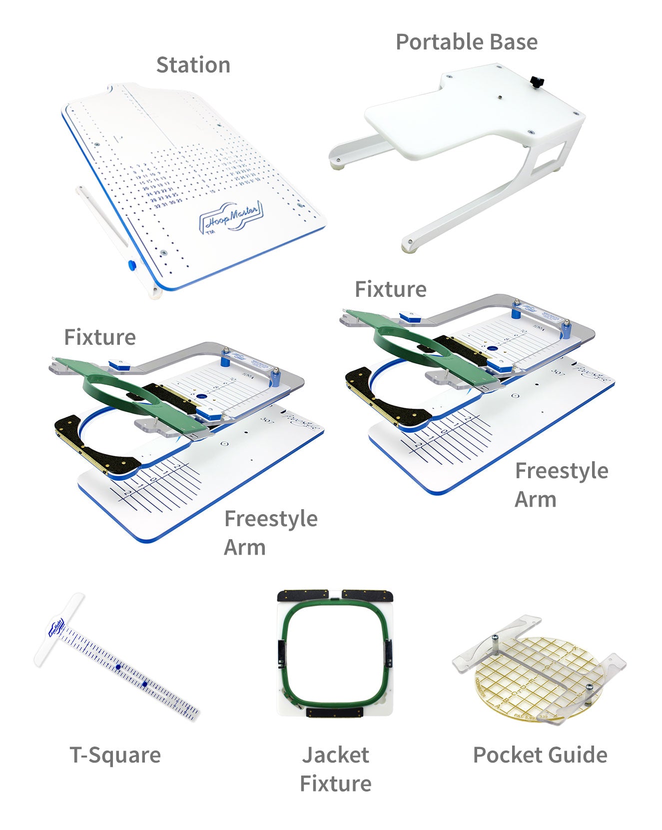 Hoopmaster System Midwest Products HoopMaster Embroidery Hooping System Kit for SWF Mach ...