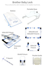 Midwest Products HoopMaster Embroidery Hooping System Kit for Brother PR / BabyLock Machines Complete Kit BRPR-1XXX-KIT