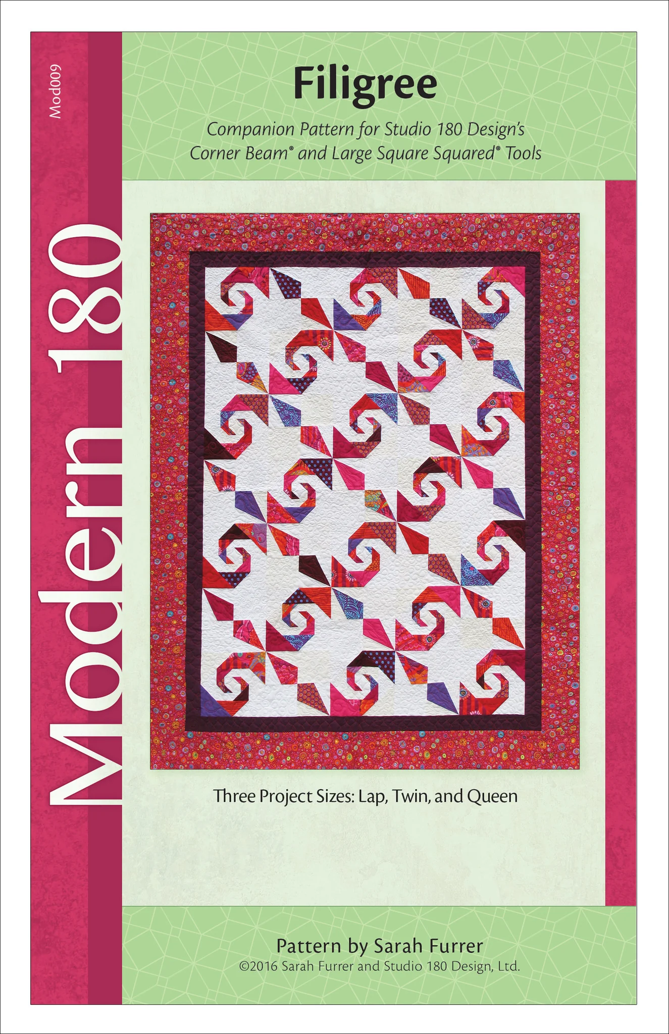 Studio 180 Design Filigree Quilting Pattern MOD009 for Sale at World Weidner