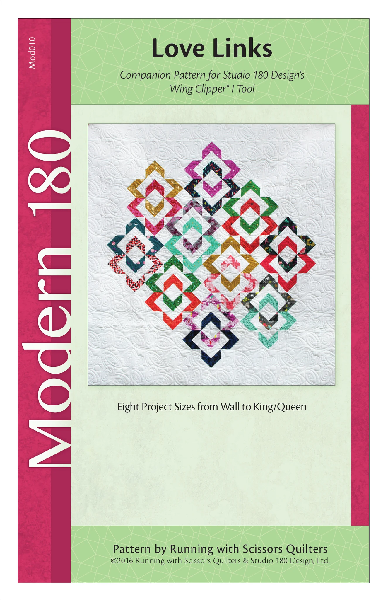 Studio 180 Design Love Links Quilting Pattern MOD010 for Sale at World Weidner