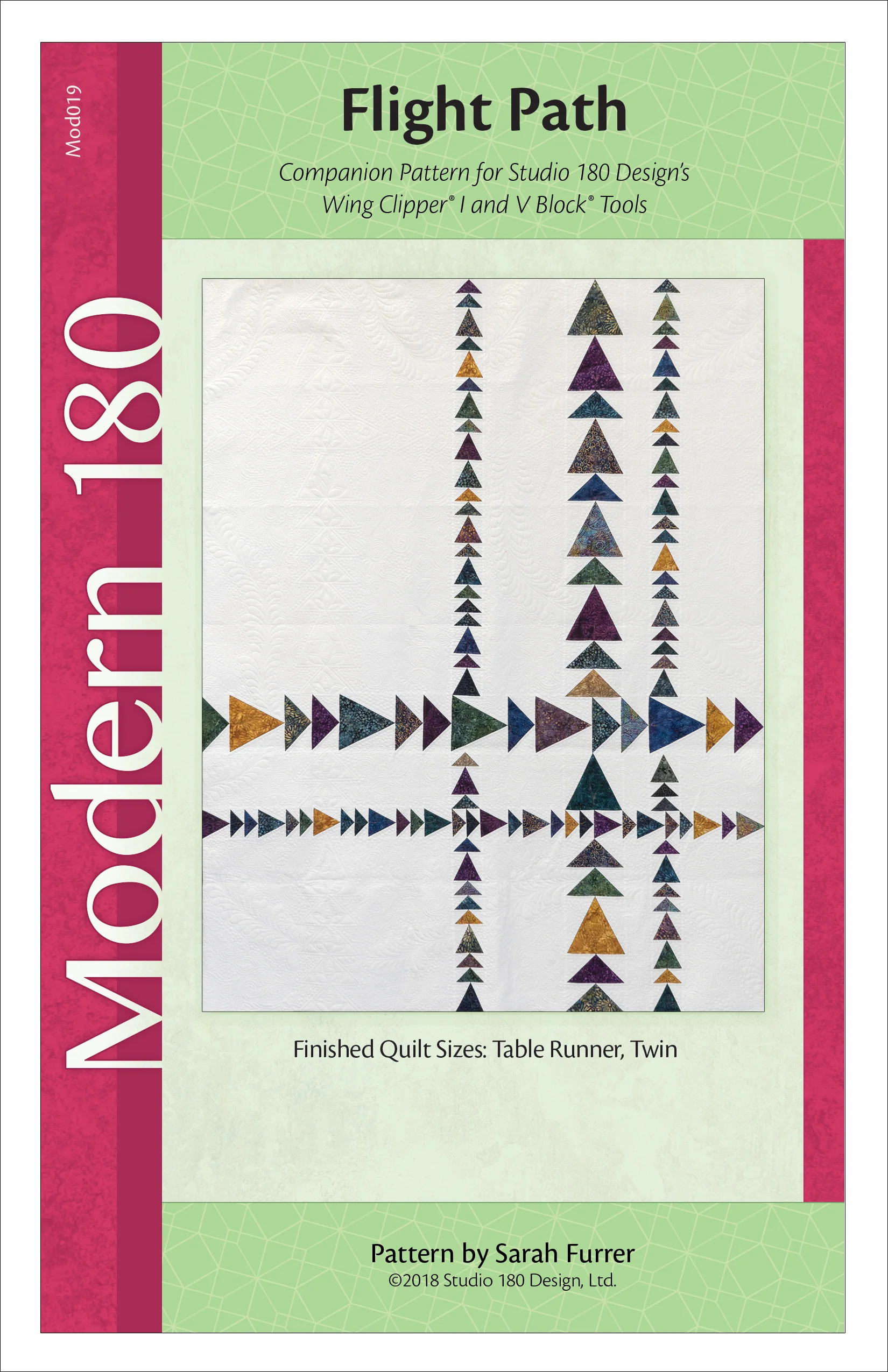 Studio 180 Design Flight Path Quilting Pattern MOD019 for Sale at World Weidner