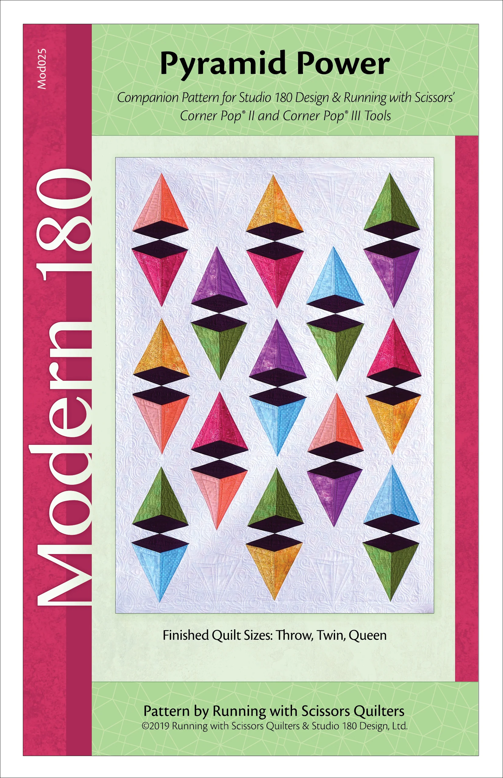 Studio 180 Design Pyramid Power Quilting Pattern MOD025 for Sale at World Weidner