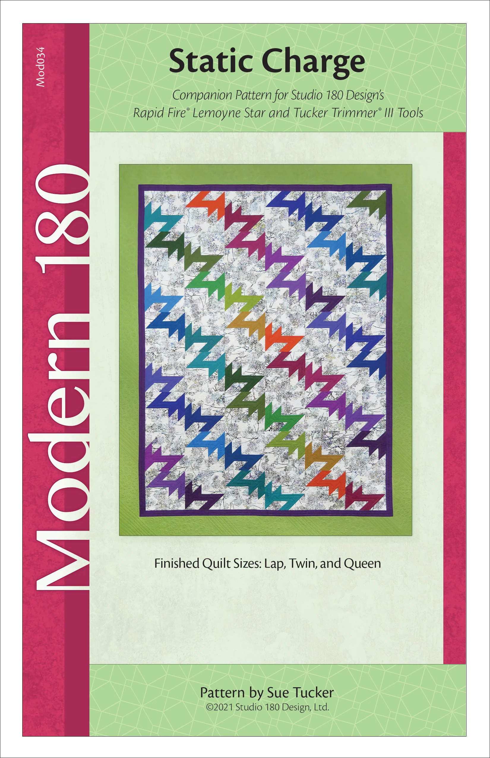 Studio 180 Design Static Charge Quilting Pattern MOD034 for Sale at World Weidner