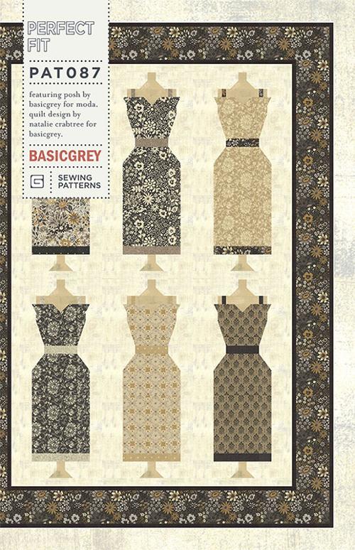 Moda Fabrics BasicGrey Perfect Fit Quilting Pattern BG-PAT087