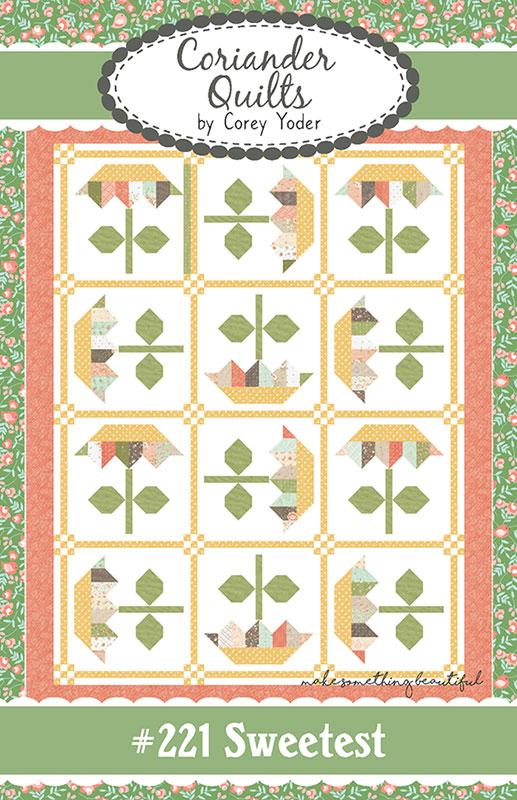 Moda Fabrics Sweetest by Coriander Quilts Quilting Pattern CQ-221