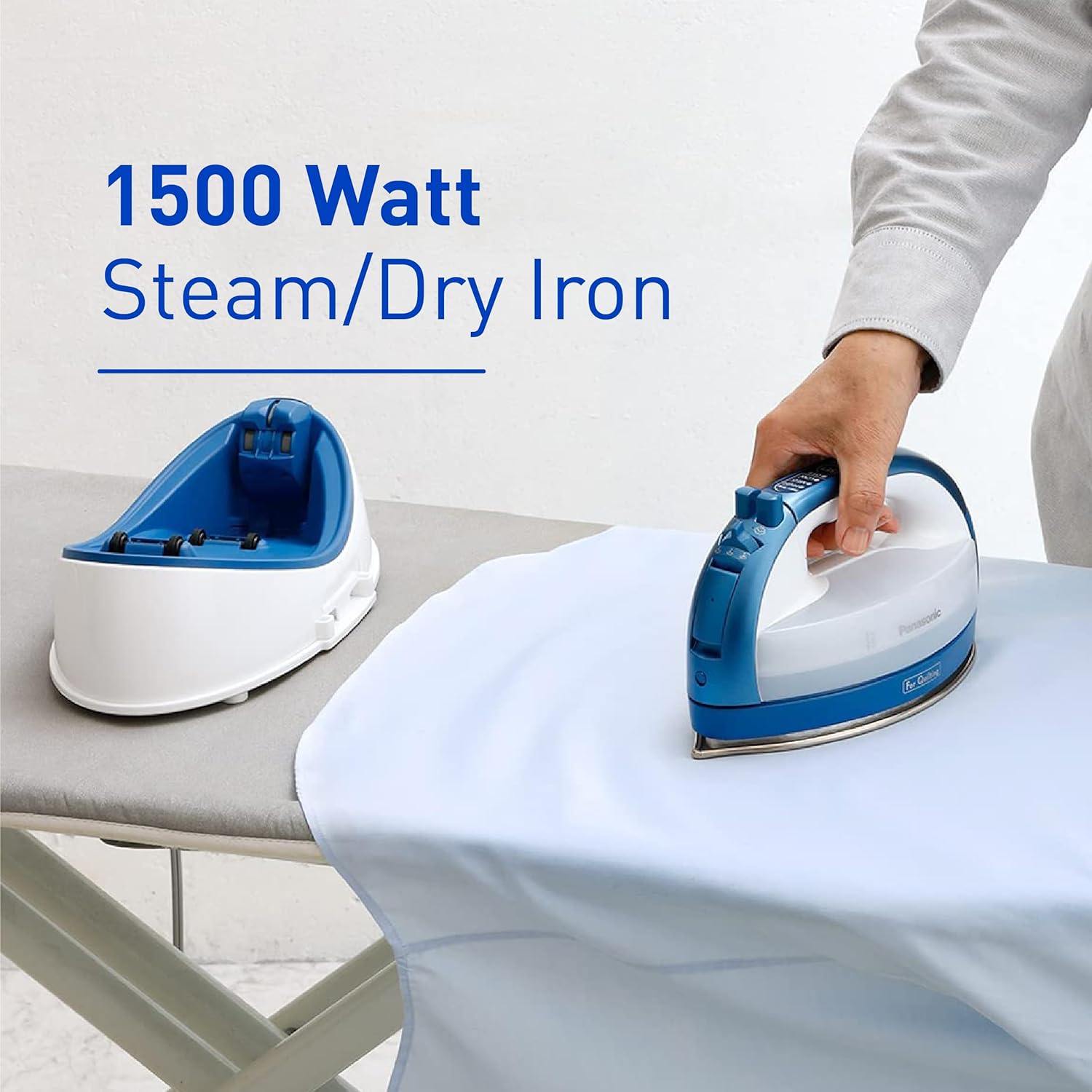 Panasonic Blue 360 Degree Freestyle Cordless Quilting Iron NI-QL1000A